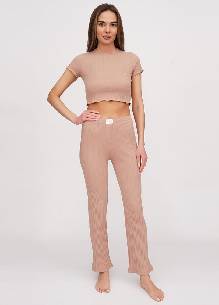 канцтовари05449 Піжама жіноча 010334304_коричневий - Зображення 1