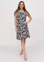 Сукня жіноча 040120193_помаранчево-чорний