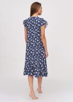 Халат жіночий 030120124_синій - Зображення 2