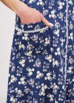 Халат жіночий 030120124_синій - Зображення 4