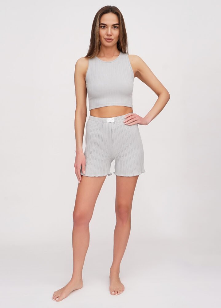 канцтовари06230 Піжама жіноча 010331008_світло-сірий - Зображення 1