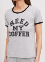 Піжама жіноча 010131252_світло-сірий - Зображення 3