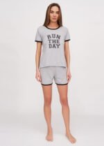 Піжама жіноча 010131252_сірий