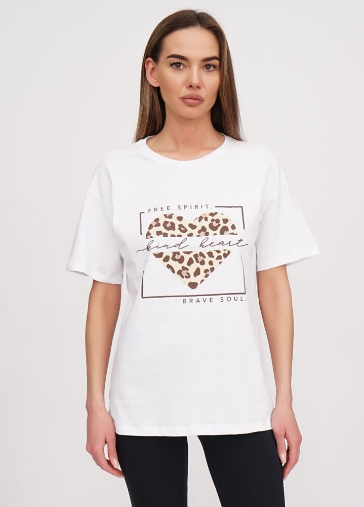 канцтовари09093 Футболка 070130982_білий - Зображення 1