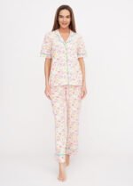 Піжама жіноча 010334259_рожево-молочний